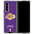NBA Los Angeles Lakers Purple Primary Logo Galaxy Z Fold4 5G Clear Case